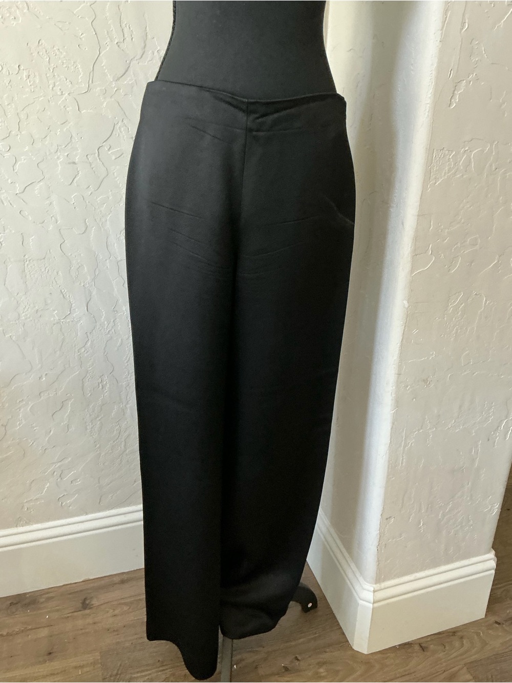 Theory Black Wide-Leg Black Trousers